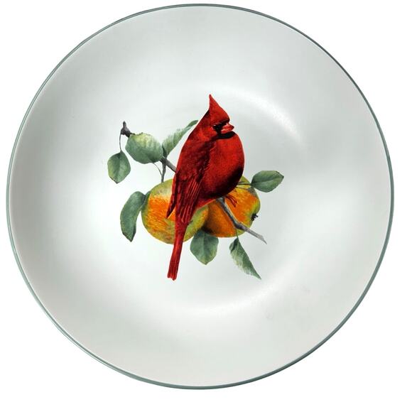 Lenox Winter Greetings Everyday Tartan Cardinal Small Serving Bowl-New in Box! - Picture 7 of 7